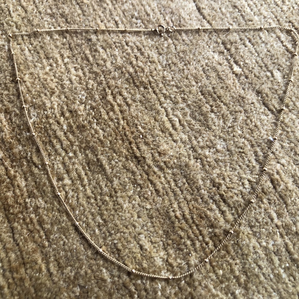 Gold necklace